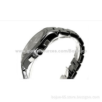2014 Wholesale Vogue High-tech Luxury White Sapphire Crystal Ceramic Watch, Ladies' Model, 240*38mm